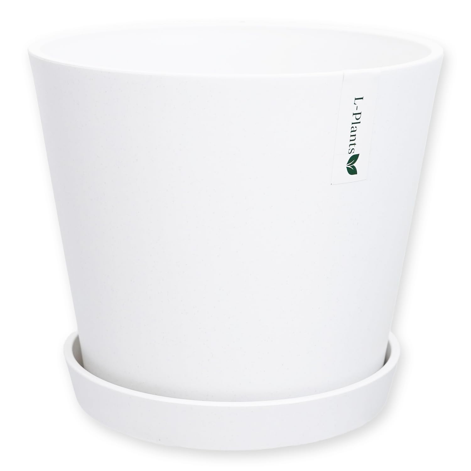 ホワイト　ケルン屋内屋外　大型鉢プランター底面排水穴あり直径48㎝新品 Amazon | LU-FRO 植木鉢 7号 受け皿付き 排水穴付き ゴム栓付き 鉢底